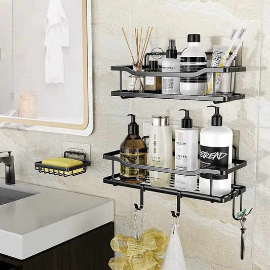 2pcs Set Shower Caddy Shelf Organizer | - Elegant Households KE