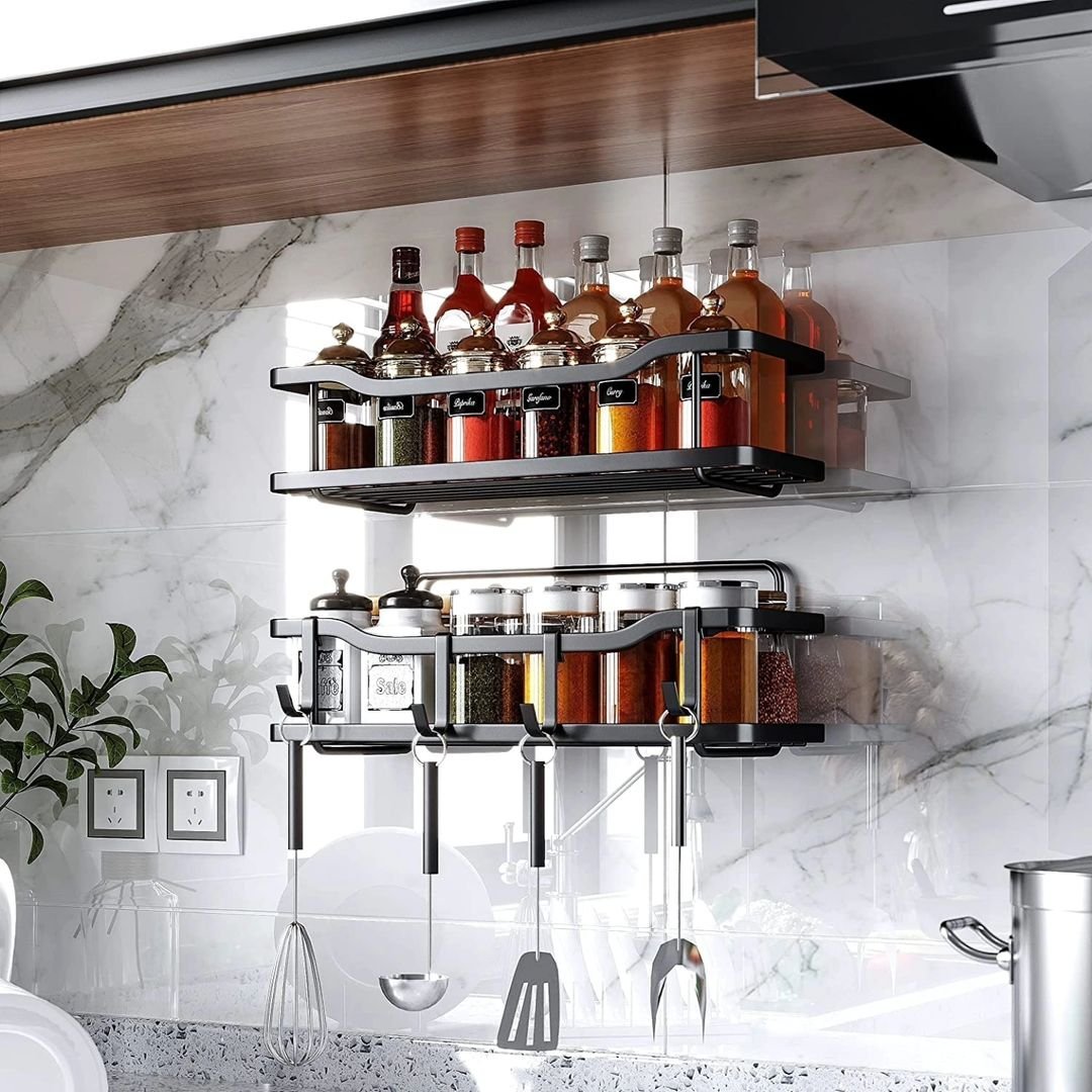 2pcs Set Shower Caddy Shelf Organizer | - Elegant Households KE