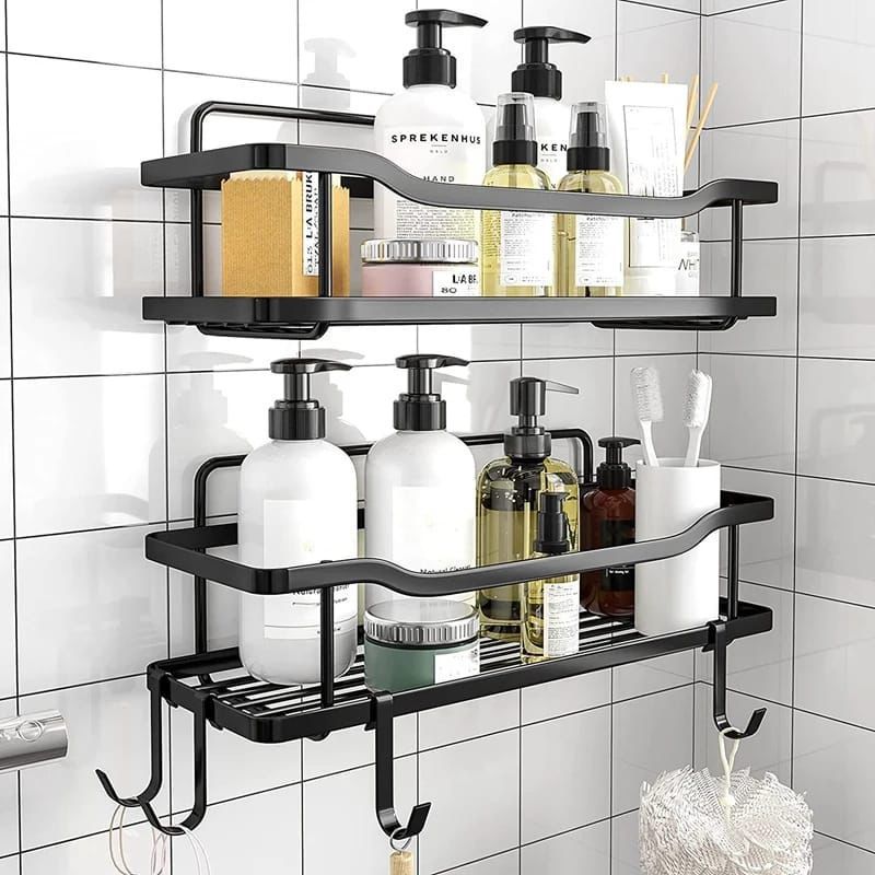 2pcs Shower caddy shelf/Bathroom organizer | - Elegant Households KE
