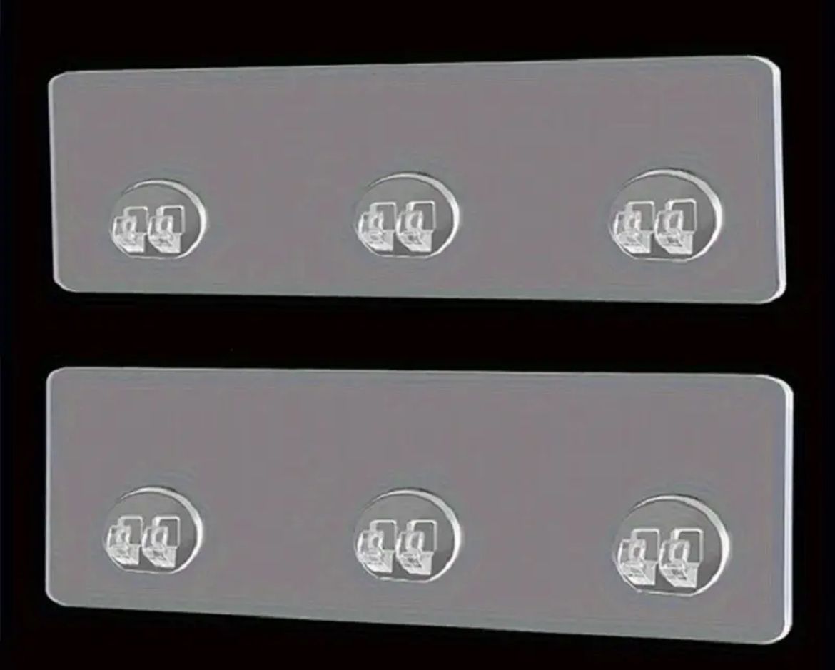 2pcs Shower Caddy Strong Adhesive Replacement Stickers | - Elegant Households KE