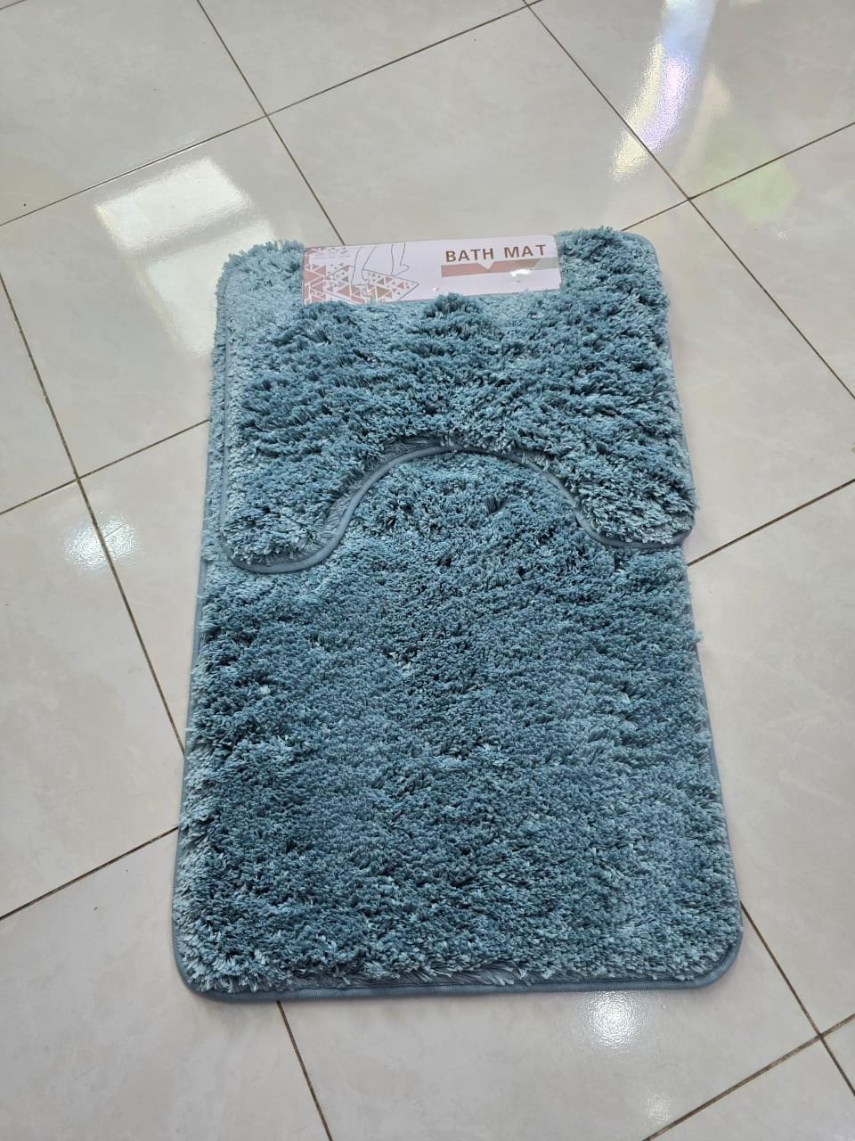 2pcs Ultra - Soft Plush Bath Mat Set | - Elegant Households KE