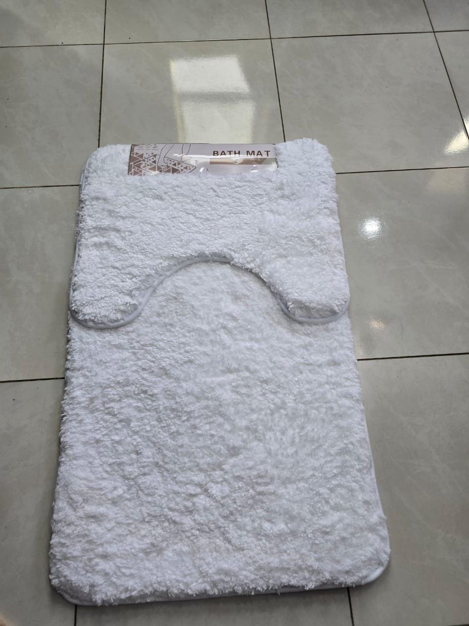 2pcs Ultra - Soft Plush Bath Mat Set | - Elegant Households KE