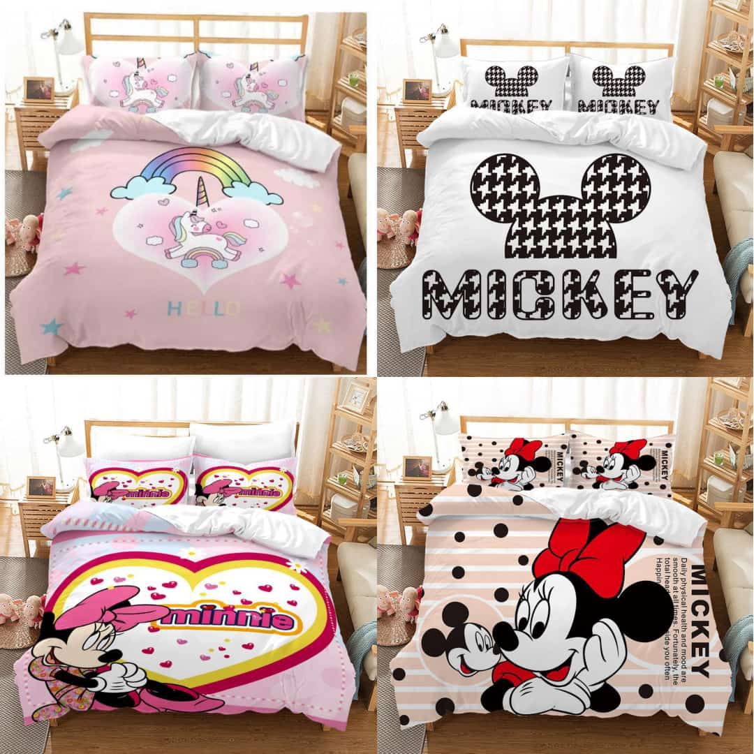 3 in 1 Cartoon Themed kids Duvet COVER Set | - Elegant Households KE