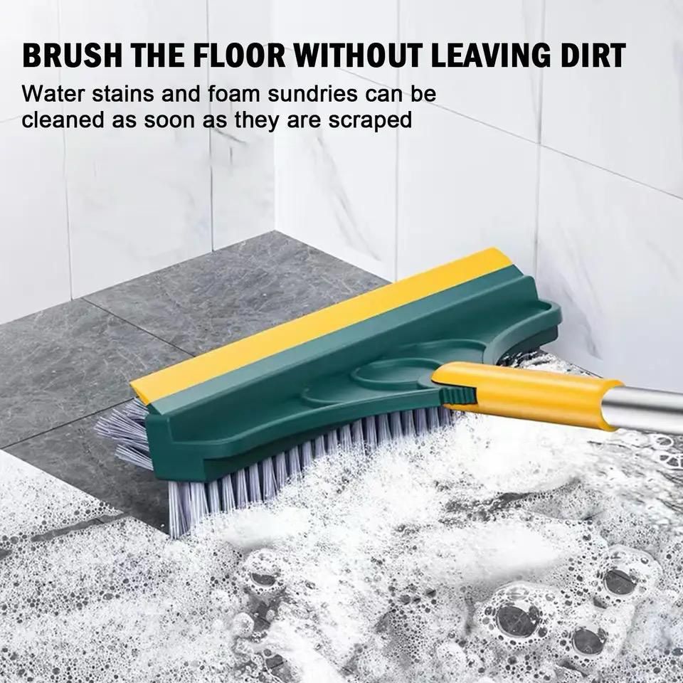 3 - in - 1 Floor scrubbing V - Shaped Brush, broom Squeegee* | - Elegant Households KE