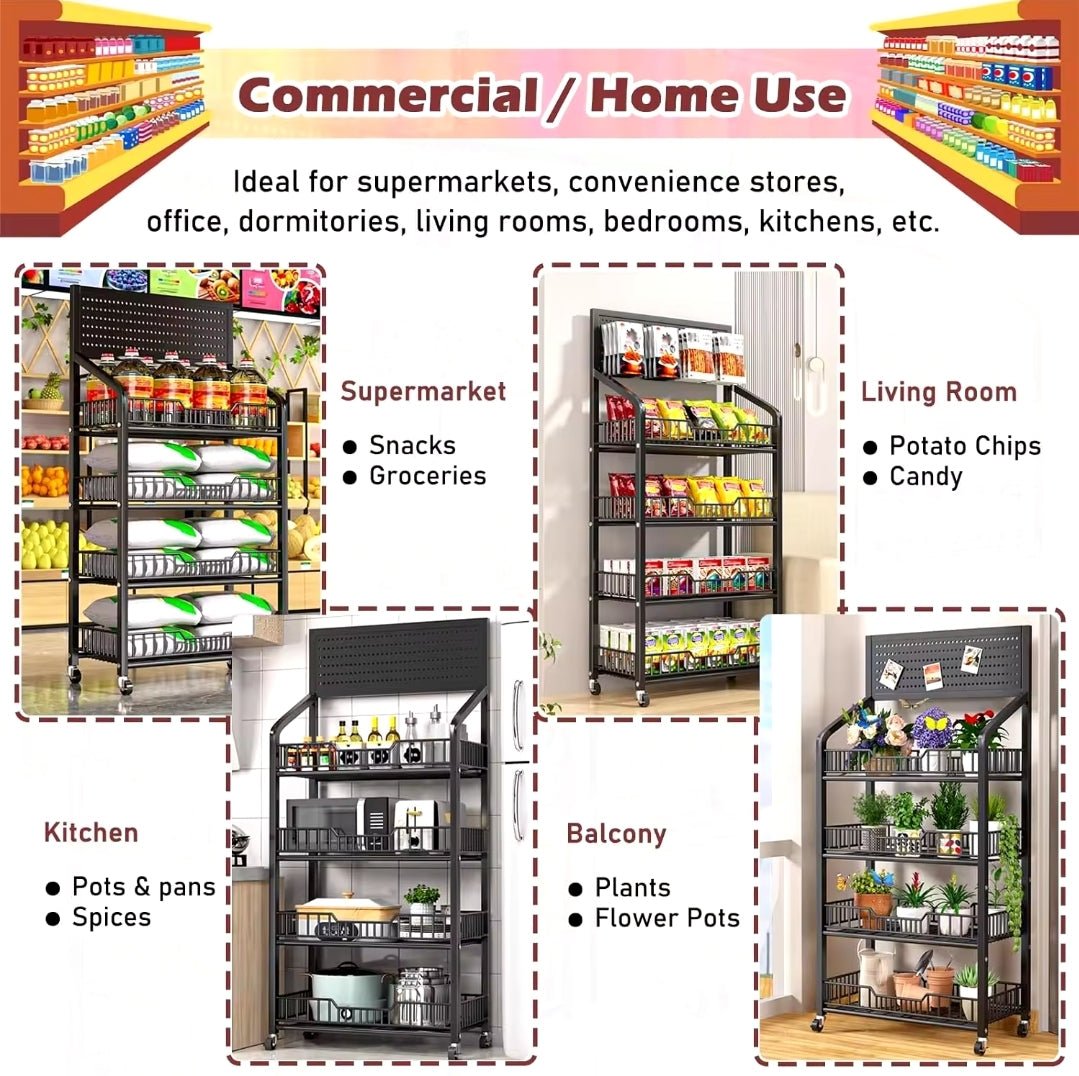 3 layer heavy duty multipurpose rack | - Elegant Households KE