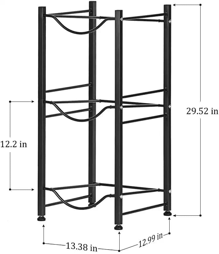3 layer water bottle rack | - Elegant Households KE