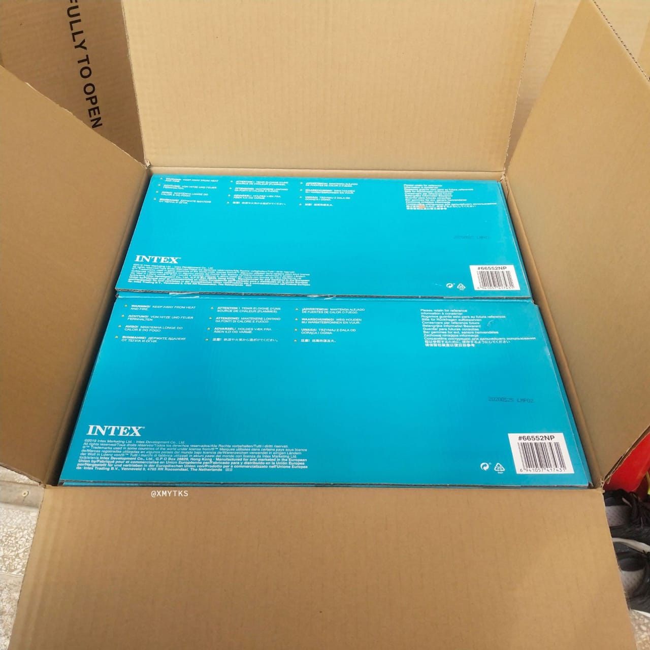 3 seater Intex Inflatable Pull - Out Sofa PLUS FREE Electric / Manual PUMP | - Elegant Households KE