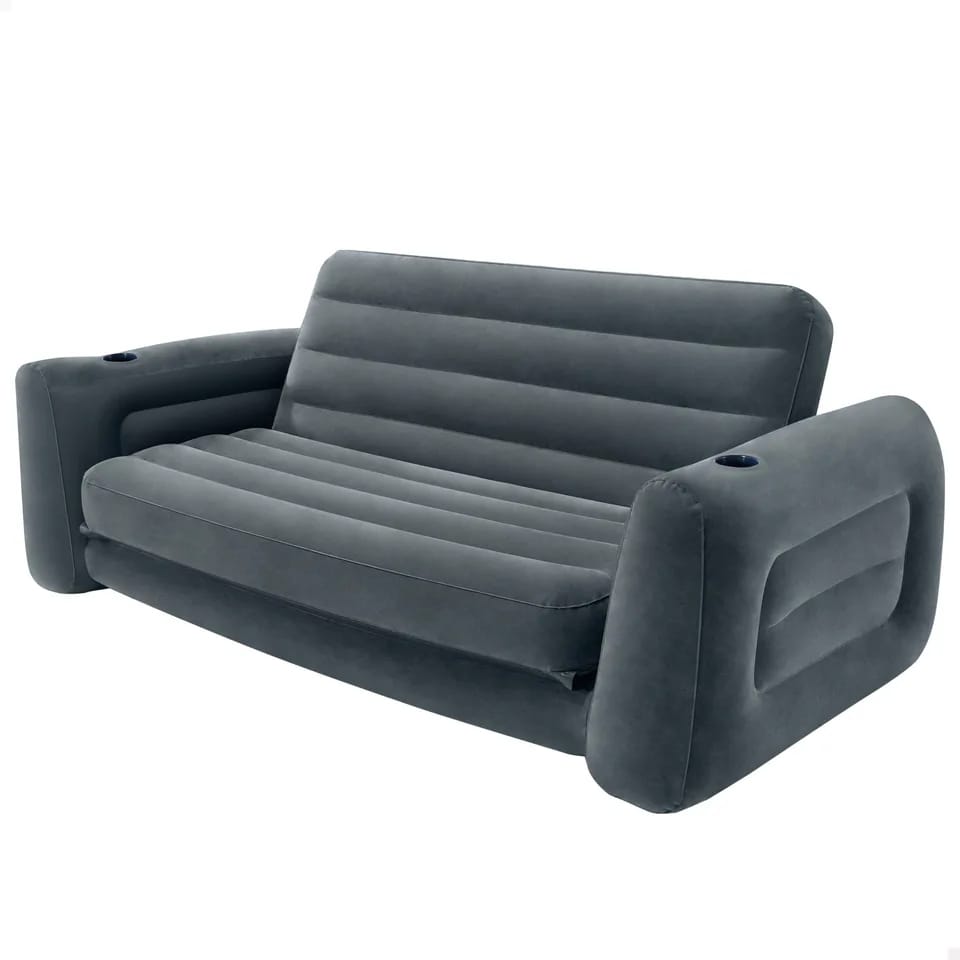 3 seater Intex Inflatable Pull - Out Sofa PLUS FREE Electric / Manual PUMP | - Elegant Households KE