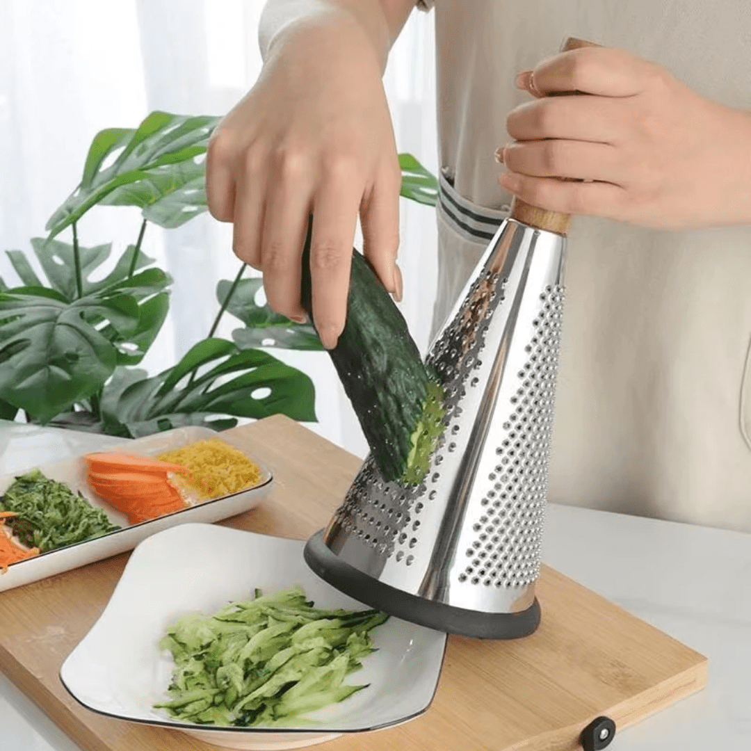 3 Sided manual vegetable shredder/grater | - Elegant Households KE