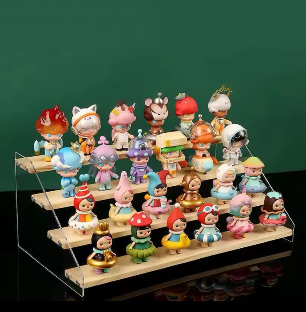 3 Tier Bamboo and Acrylic multi purpose stand | - Elegant Households KE