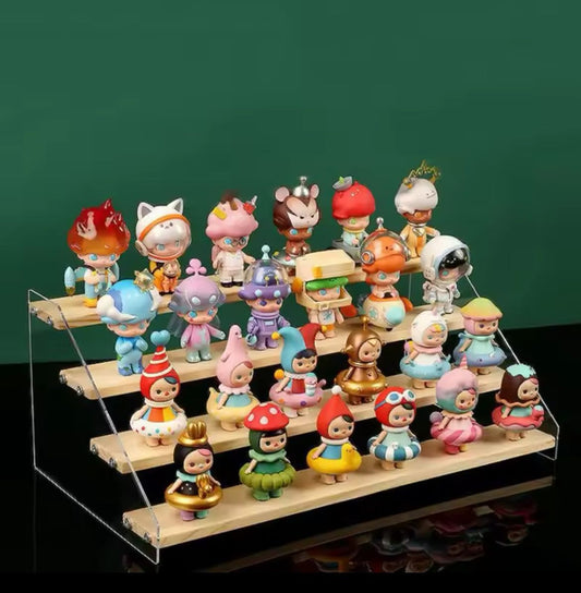 3 Tier Bamboo and Acrylic multi purpose stand | - Elegant Households KE