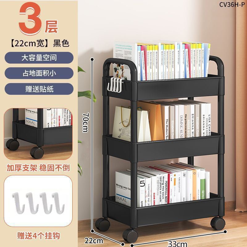 3 Tier multipurpose Trolley with 360 Degree Rotation | - Elegant Households KE