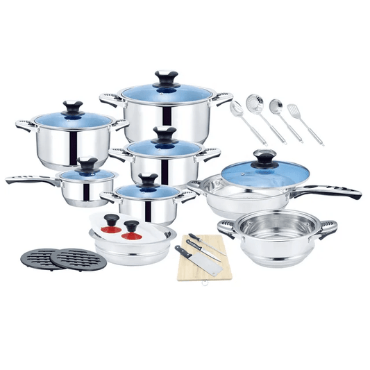 30 - piece Marwa stainless cookware set | - Elegant Households KE