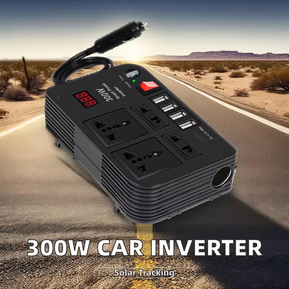 300W Car Inverter 12V 220V Modified Automobiles Inversor Converter | - Elegant Households KE
