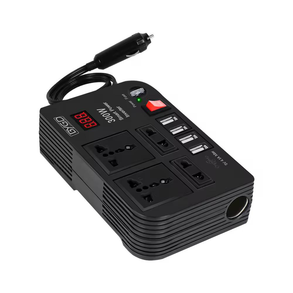 300W Car Inverter 12V 220V Modified Automobiles Inversor Converter | - Elegant Households KE