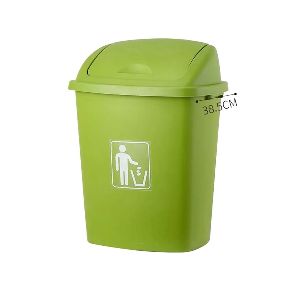 30L Swing Lid Dustbin Plastic Waste Bin | - Elegant Households KE