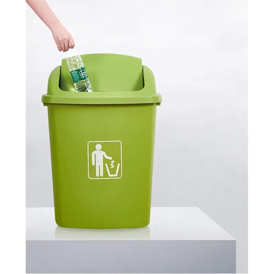 30L Swing Lid Dustbin Plastic Waste Bin | - Elegant Households KE