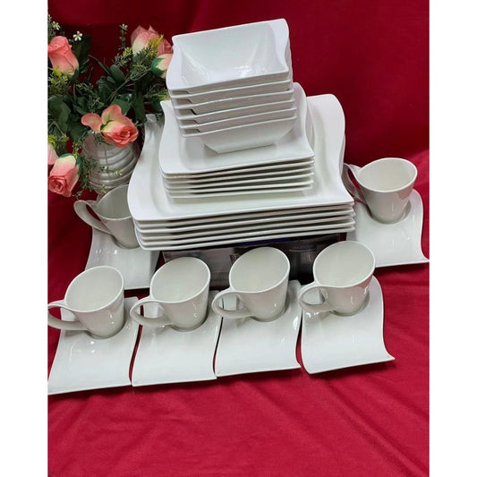 30pcs Wavy Dinner Set | - Elegant Households KE