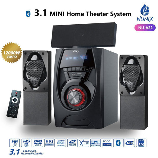 3:1 mini Home Theater system speaker | - Elegant Households KE