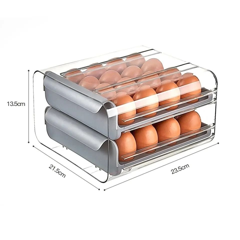 Egg Tray Price in Kenya – 32 Grid Layered Egg Tray (Clear Acrylic)