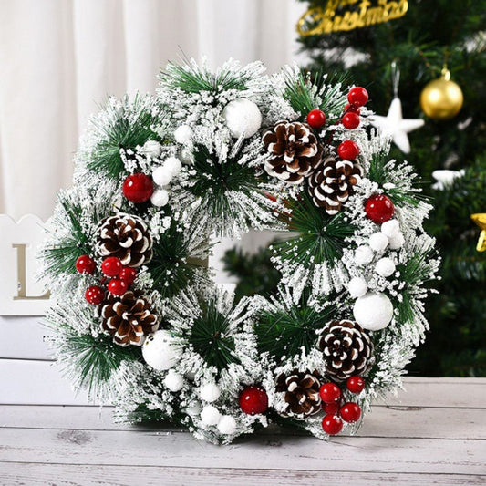 32cm Front Door Christmas Wreath | - Elegant Households KE