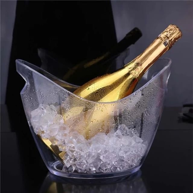 3.5ltr Transparent Acrylic Wine Bucket | - Elegant Households KE