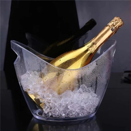 3.5ltr Transparent Acrylic Wine Bucket | - Elegant Households KE