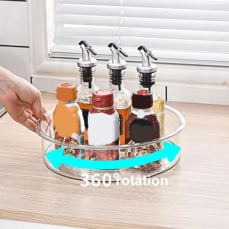 360 - degree Rotating Turntable Organizer | - Elegant Households KE