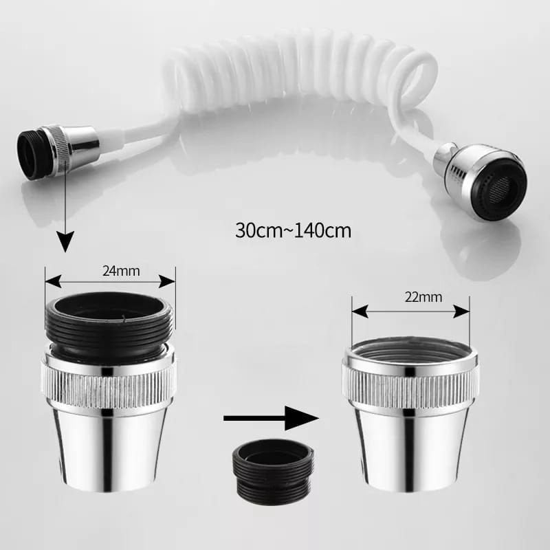 360 Degrees Kitchen Faucet Extender | - Elegant Households KE
