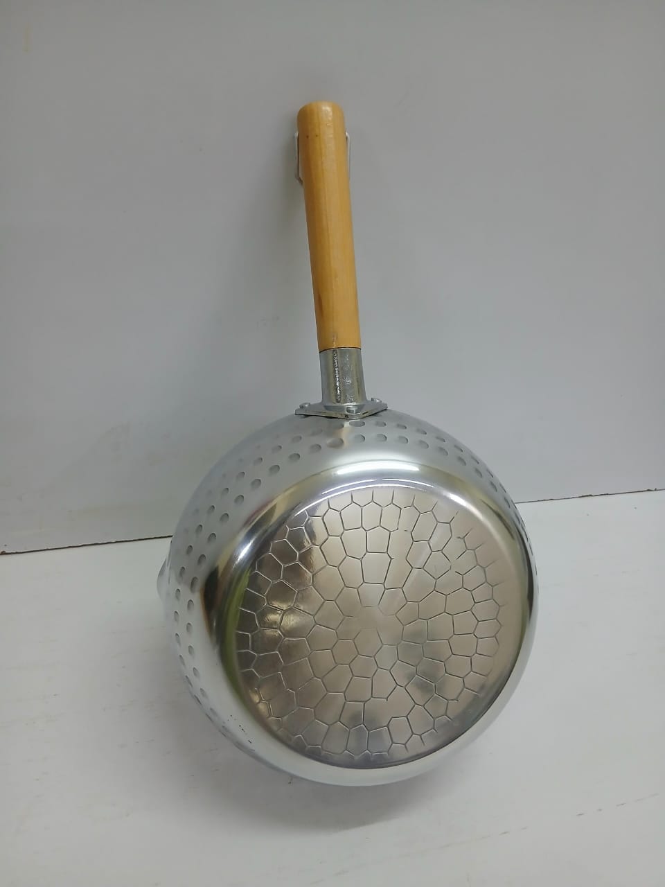 3L Stainless Steel Milk Sufuria with Wooden Handle | - Elegant Households KE