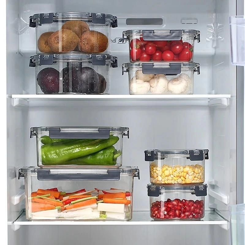 3pcs Acrylic Food Storage Containers | - Elegant Households KE