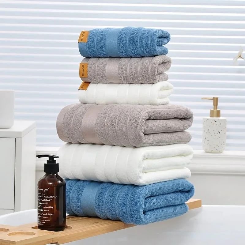 Bath Towel Set –  Cotton Soft & Absorbent Towels