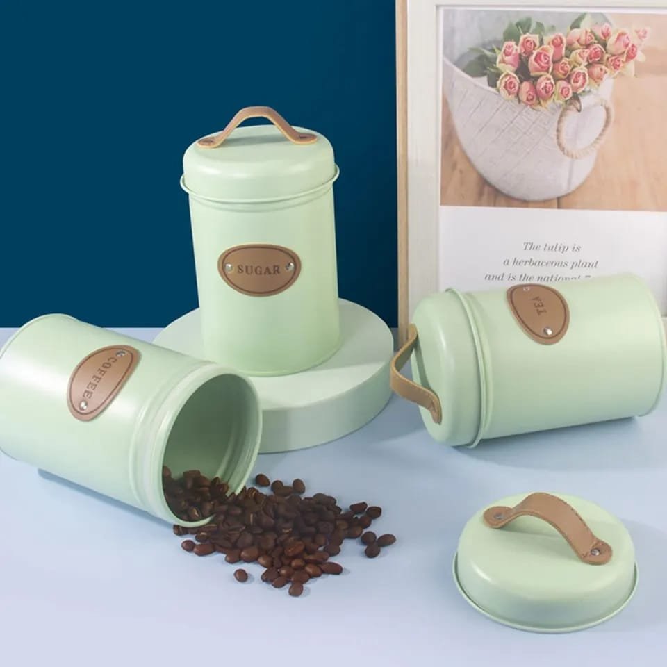 3pcs Canister set | - Elegant Households KE