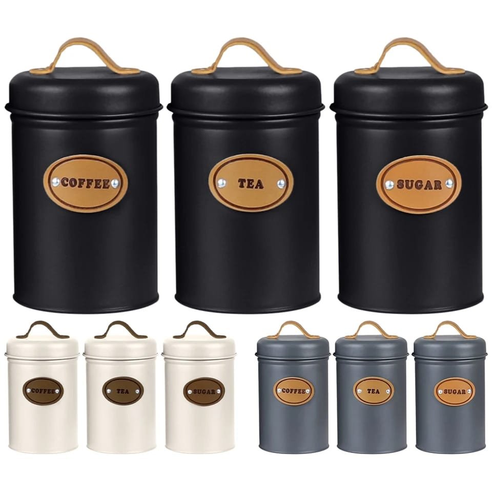 3pcs Canister set | - Elegant Households KE
