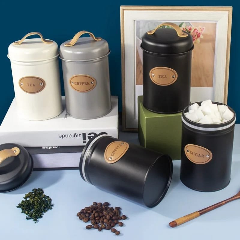 3pcs Canister set | - Elegant Households KE