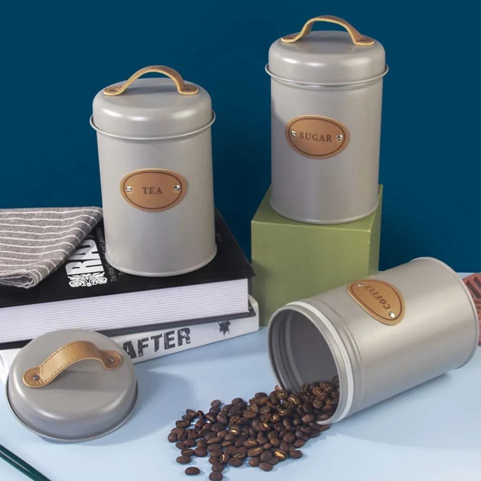 3pcs Canister set | - Elegant Households KE