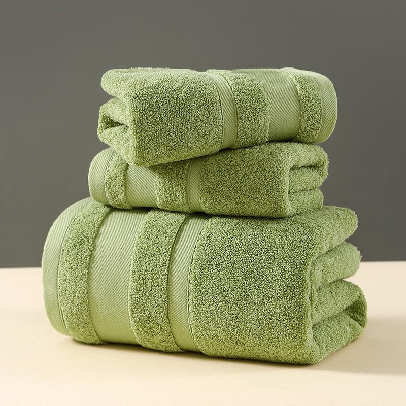 3pcs Cotton Bath Towel Sets | - Elegant Households KE