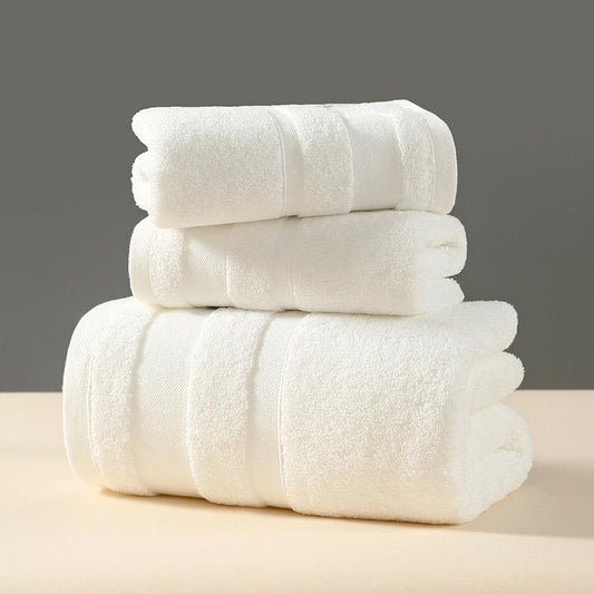 3pcs Cotton Bath Towel Sets | - Elegant Households KE