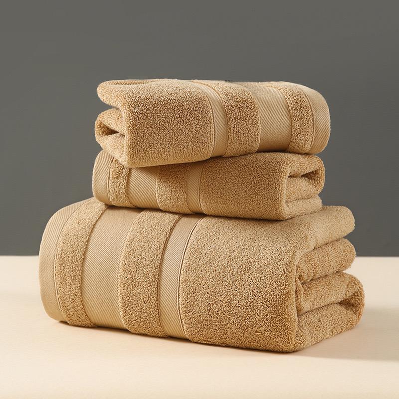 3pcs Cotton Bath Towel Sets | - Elegant Households KE
