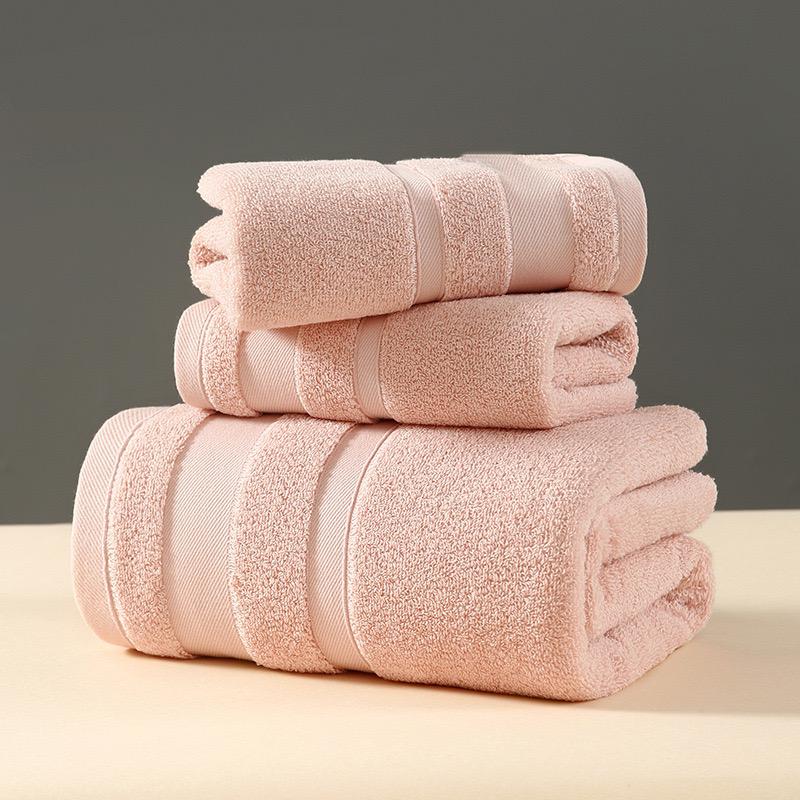 3pcs Cotton Bath Towel Sets | - Elegant Households KE