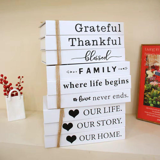 3pcs Decorative Book Set | - Elegant Households KE