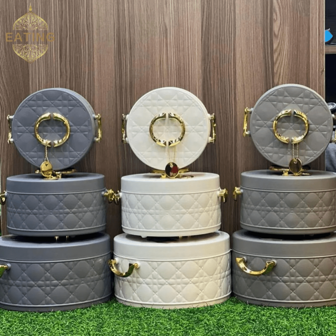 3pcs Forever Gold Insulated Casserole Hotpots | - Elegant Households KE