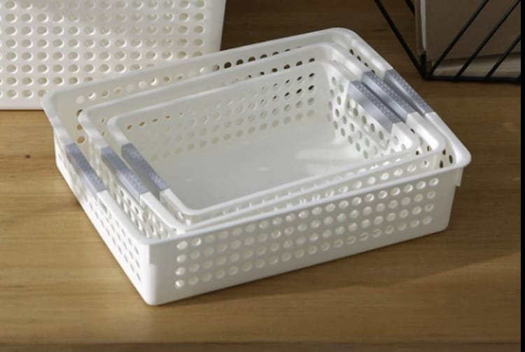 3pcs Multipurpose sundries storage baskets | - Elegant Households KE