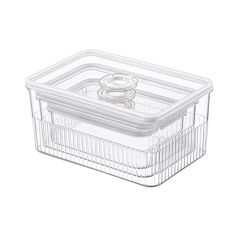 3pcs set Acrylic Transparent fridge organizer* | - Elegant Households KE