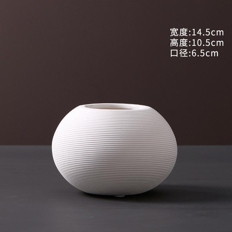 3pcs simple elegant ceramic vases | - Elegant Households KE