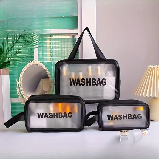 3pcs wash bag pouch | - Elegant Households KE
