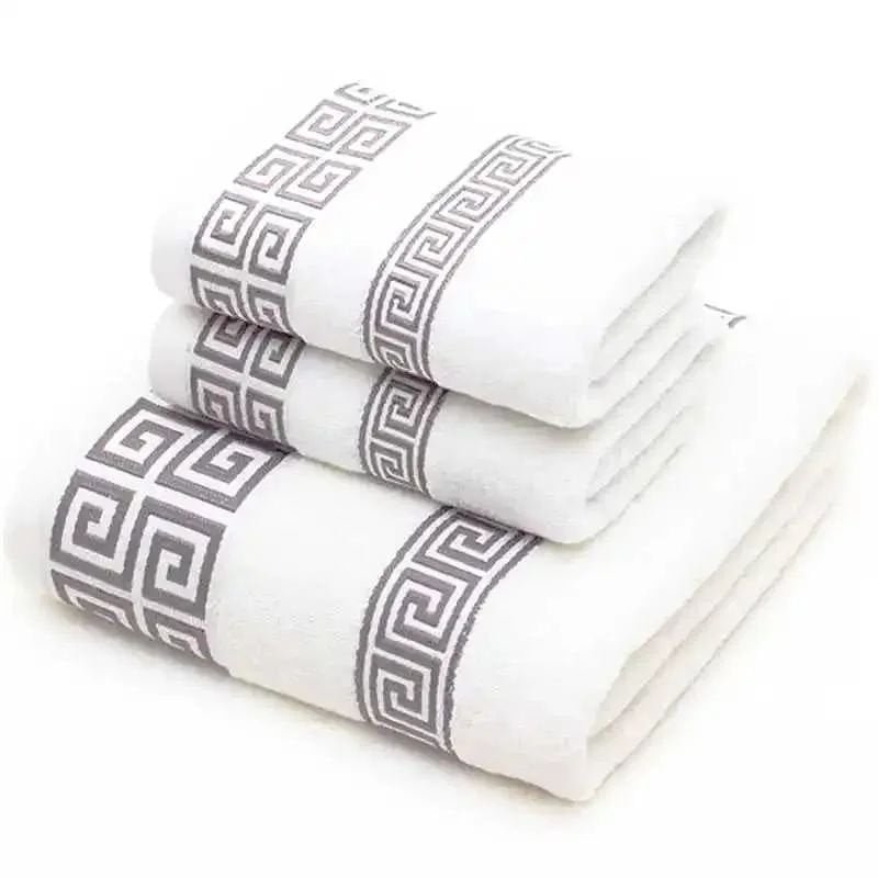3pcs/set Cotton Bath Towel | - Elegant Households KE