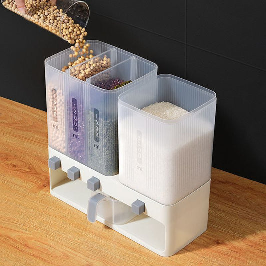 4-Compartment Cereal Dispenser – Countertop Cereals Dispenser in Kenya