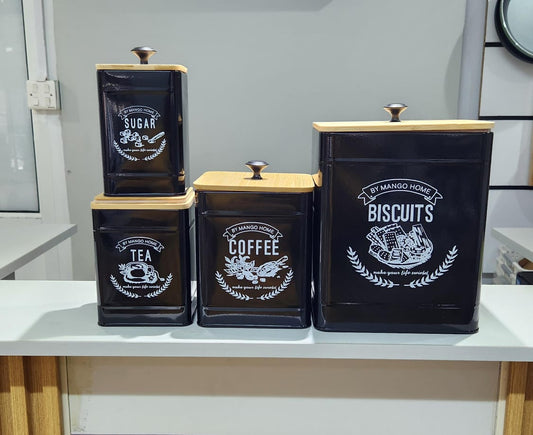 4 in 1 canisters set | - Elegant Households KE
