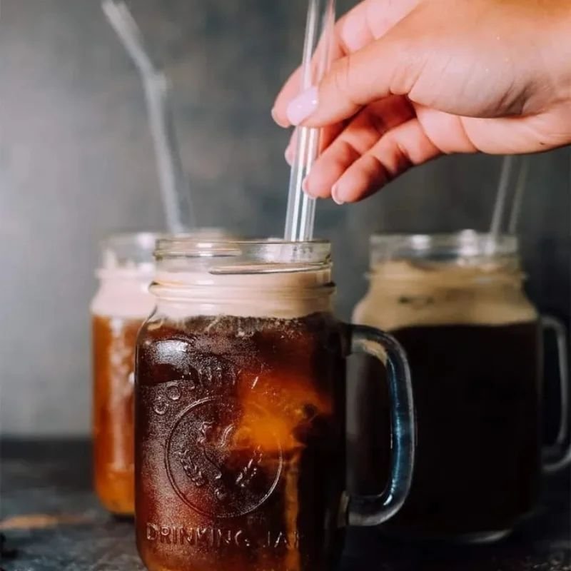 4 Pcs Reusable Glass Straws | - Elegant Households KE